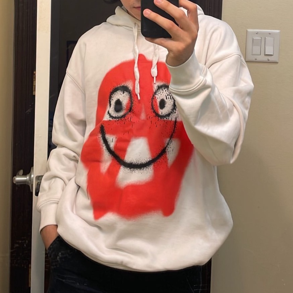 Moschino Couture! Anarchy Halloween Face Hoodie